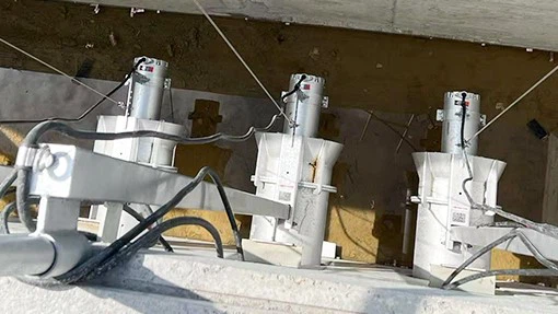 Return Activated Sludge Pump Installation Photo Return Activated Sludge Pump Installation Photo